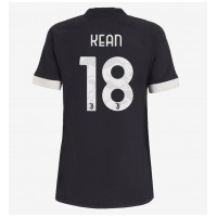 Juventus Moise Kean #18 3rd trikot Frauen 2023-24 Kurzarm